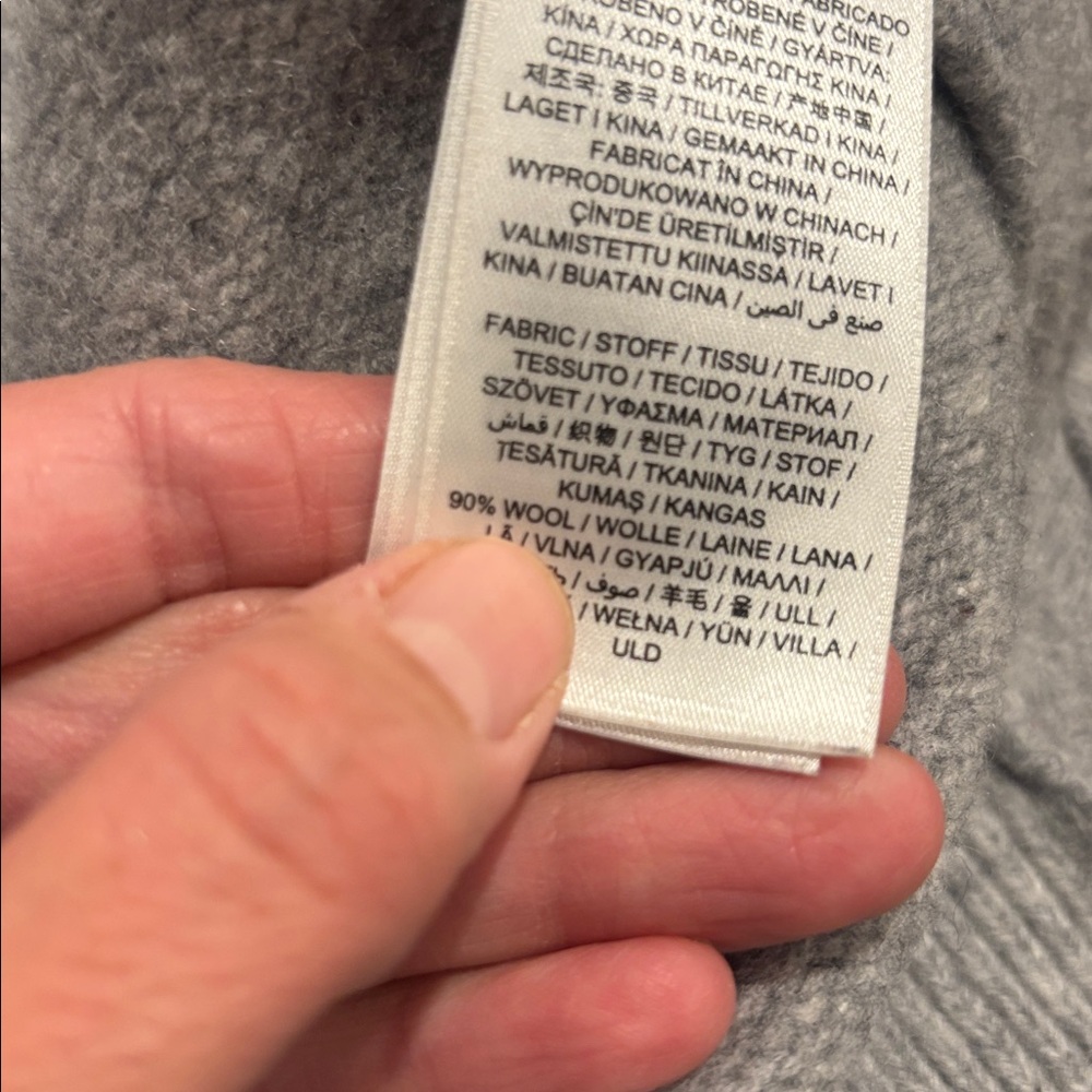 GANT Gray Cashmere Blend Turtleneck Sweater Women’s Small Cozy Knit - Picture 10 of 10